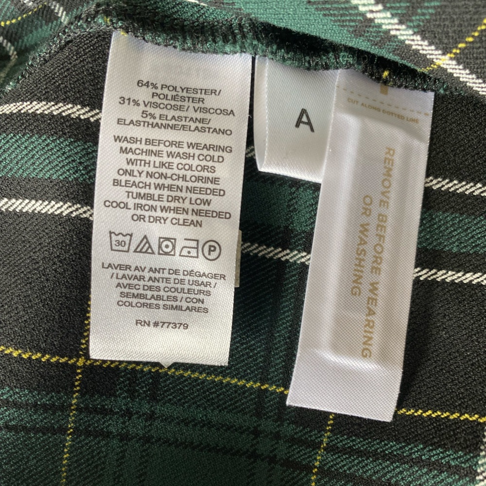 Ann Taylor Petite High Waist Audrey Pant in Plaid, Size OP, MSRP $109 - Picture 10 of 16